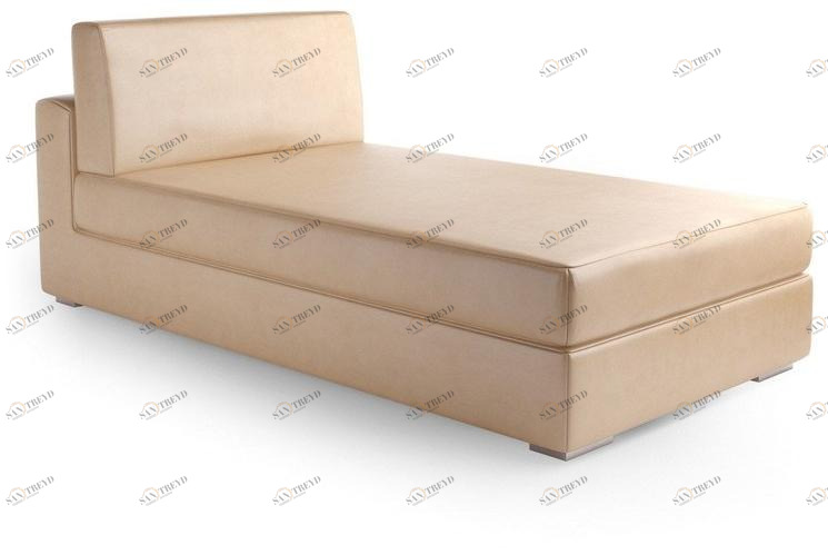 Caroti Мягкая кушетка из кожи Concept Art.157 - theca