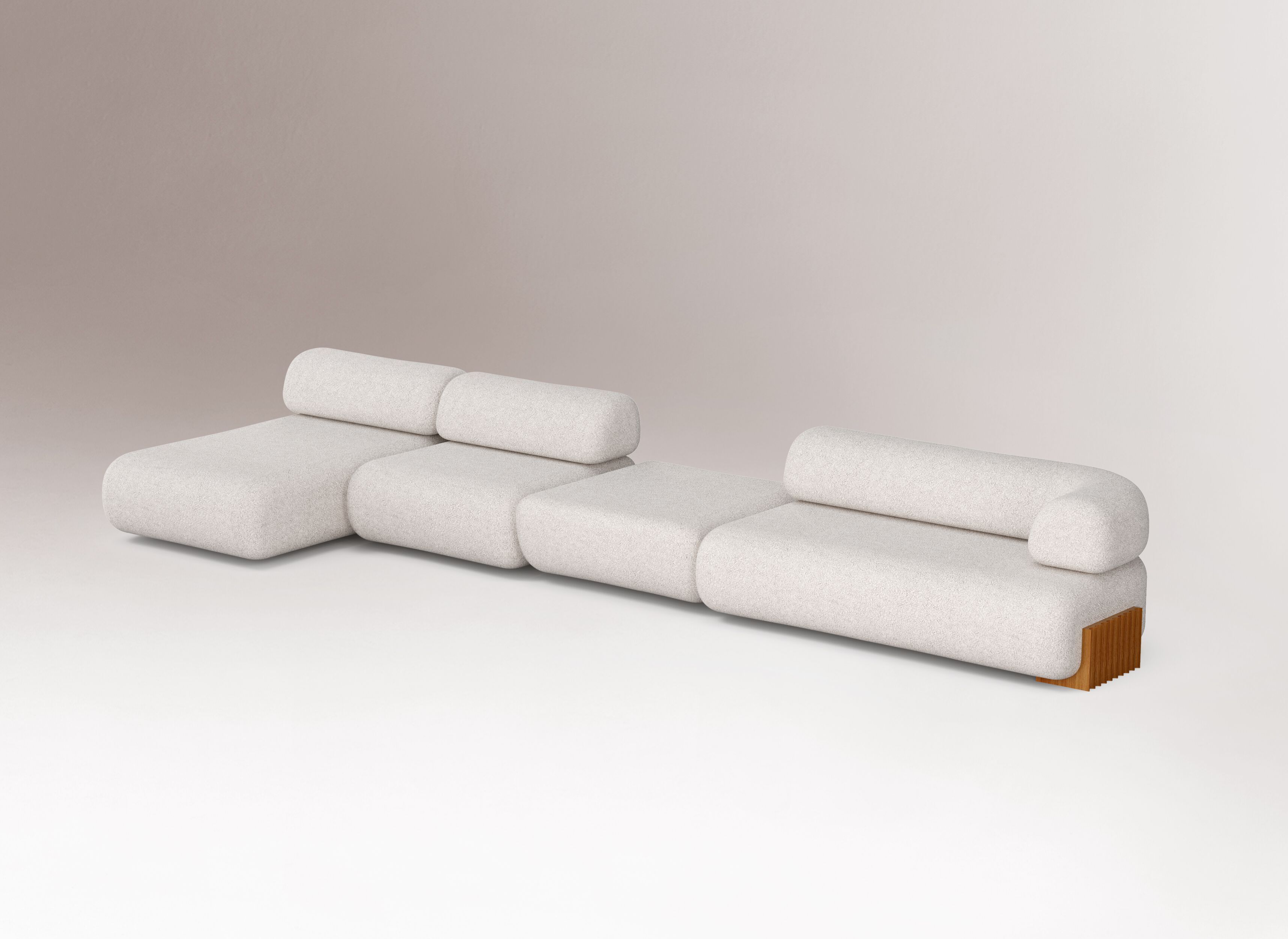 Модульный тканевый диван DOOQ Carmel ARCH-00002800 - Вид №2