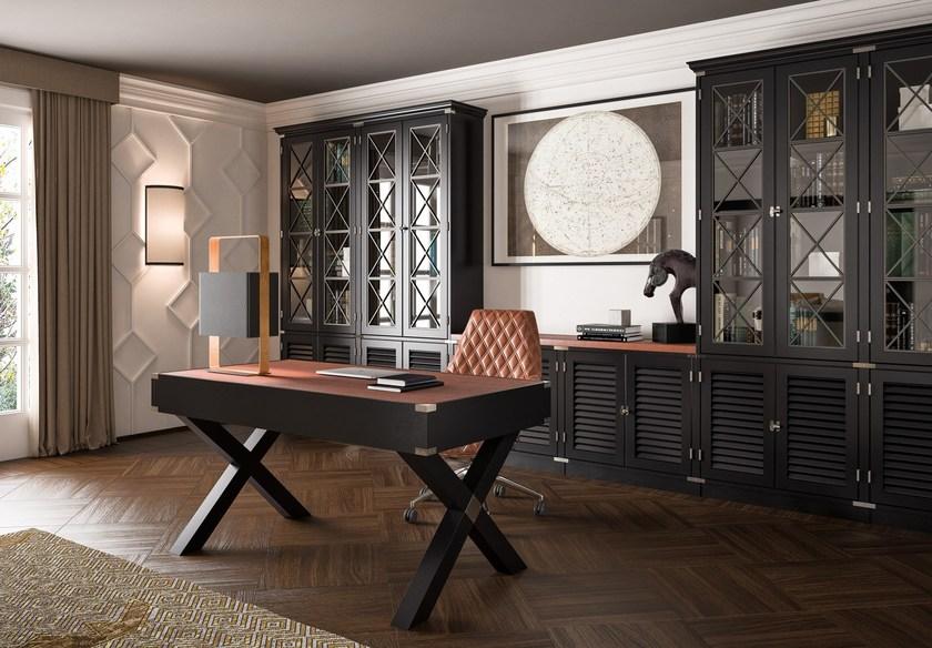 Caroti Кожаное вращающееся кресло для офиса Via montenapoleone 1077  - Вид №2