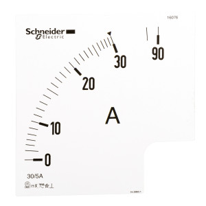 16077 Шкала, 0-75-225 А. для амперметра 16073 Schneider Electric PowerLogic