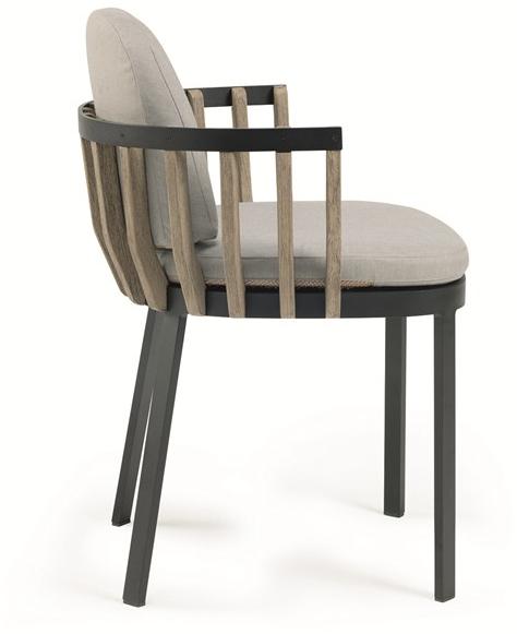 Ethimo Садовый стул из тика с подлокотниками Swing Swpd05 - Вид №1