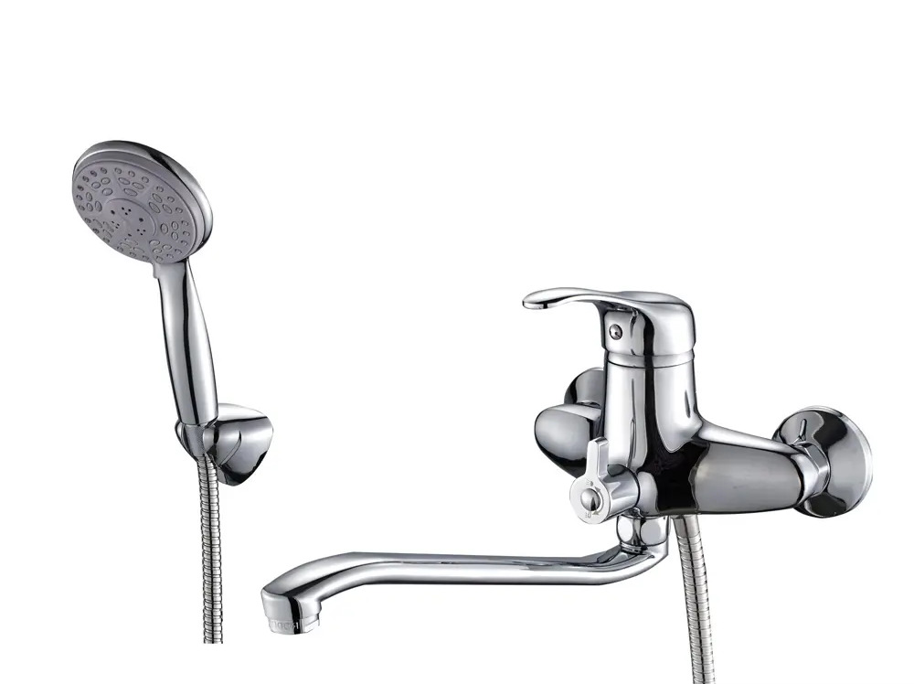 Sensea Ales — универсальный однорычажный смеситель для ванны с хромированным покрытием 18414455