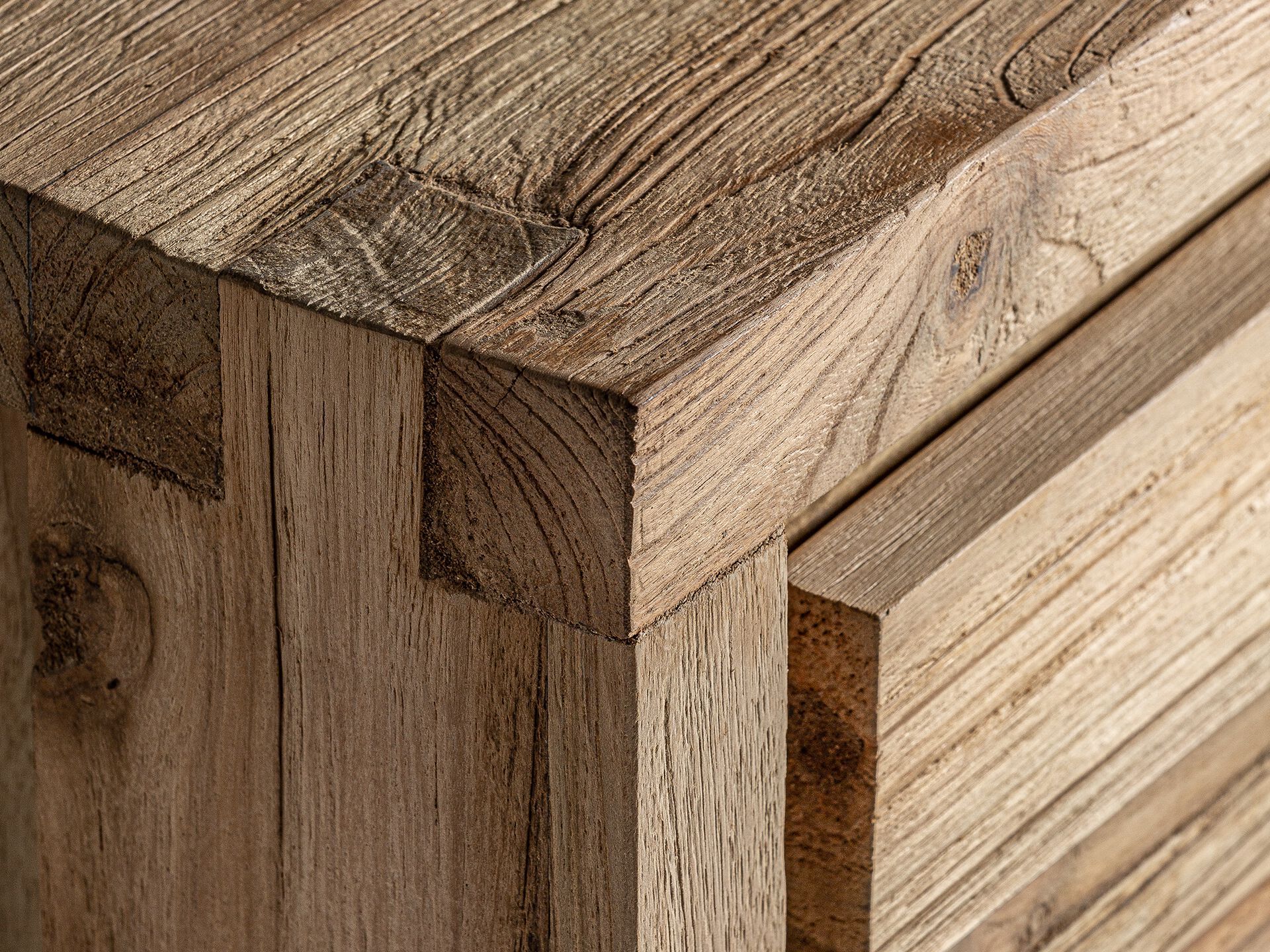 Тумбочка из массива дерева с ящиками Vical Home Lux ARCH-00043420 - Вид №3