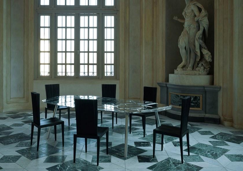 edra Металлический стул и спинка на ножках из ПВХ  Jen010  - Вид №6