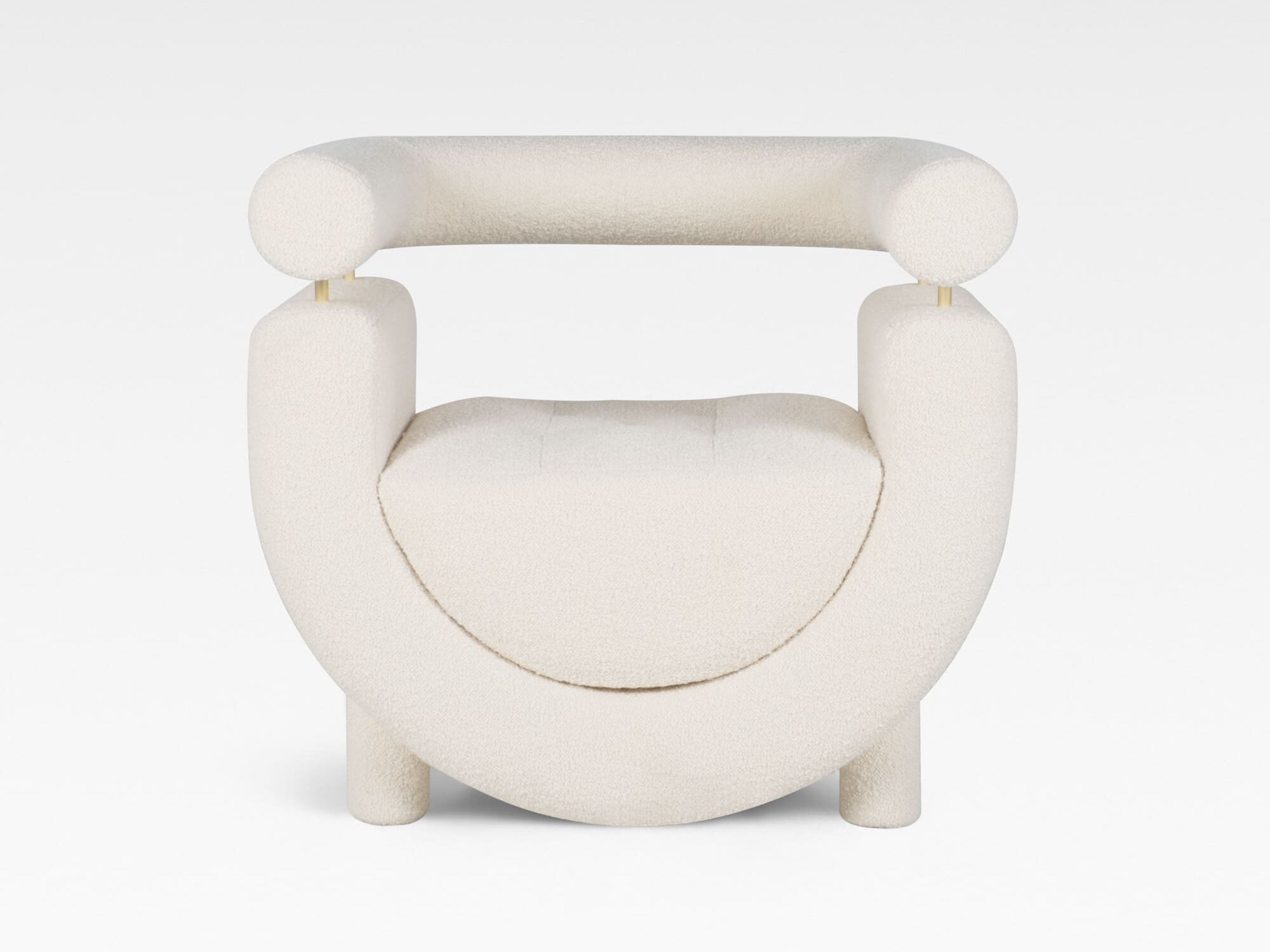 Тканевое кресло с подлокотниками Greenapple MEL ARCH-00109243