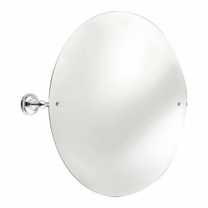 Traditional bathrooms Круглое винтажное зеркало Tb685.ag Glas / messing / porzellan