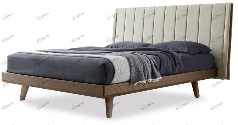 ZANETTE Двуспальная кровать с высоким изголовьем Amos sun-id-1511555