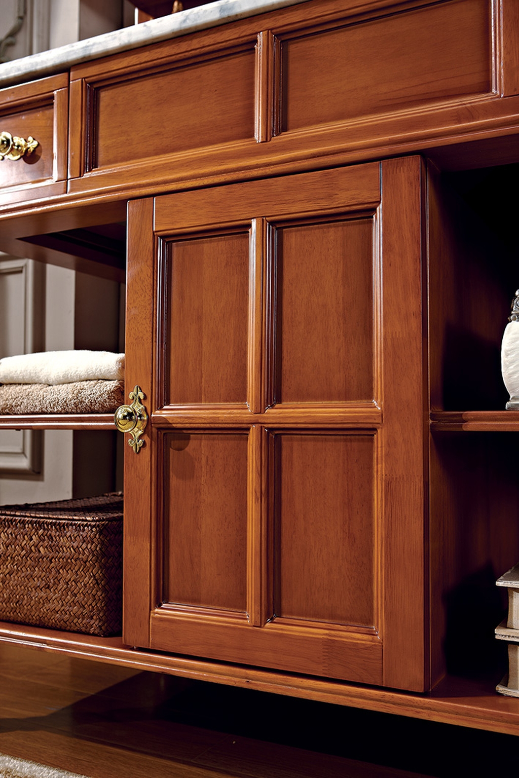 Тумба SIENA 1000 арт. TS-910-C Орех Tessoro TS910CN - Вид №1