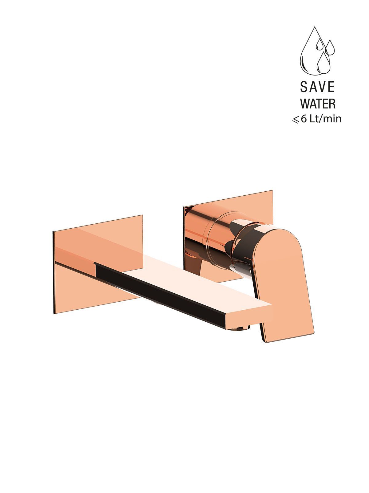 Настенный однорычажный смеситель для раковины без слива Rubinetterie Frattini Gintonic ARCH-00097178 - Вид №15