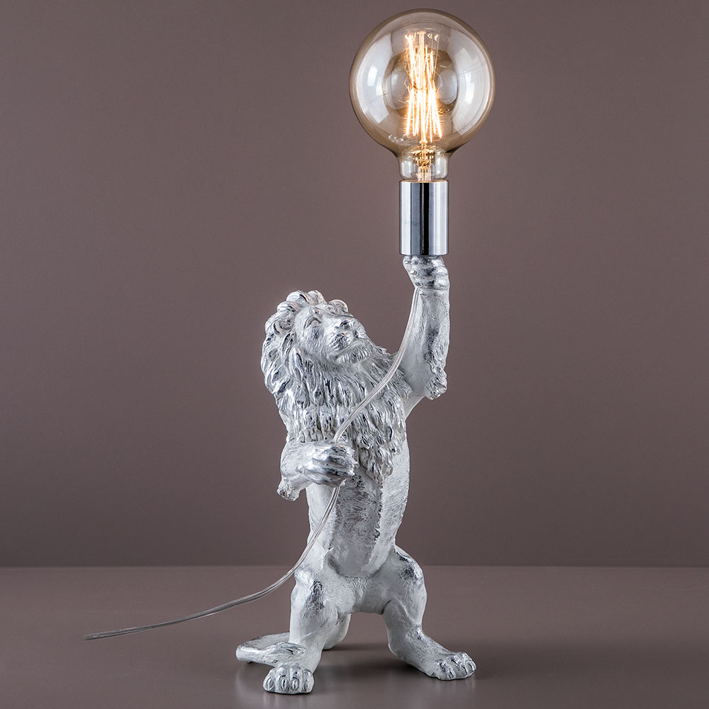 32144 Настольный светильник Лев Ричард Белый BOGACHO 4627196596542 - Вид №3