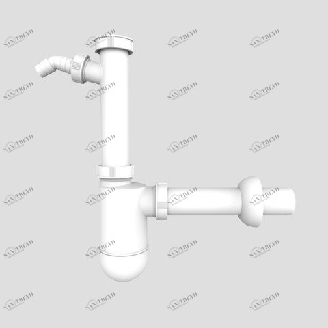 SANIT 72109135090 Санит Сифон G1 1 / 2х40 со шлангом крана 