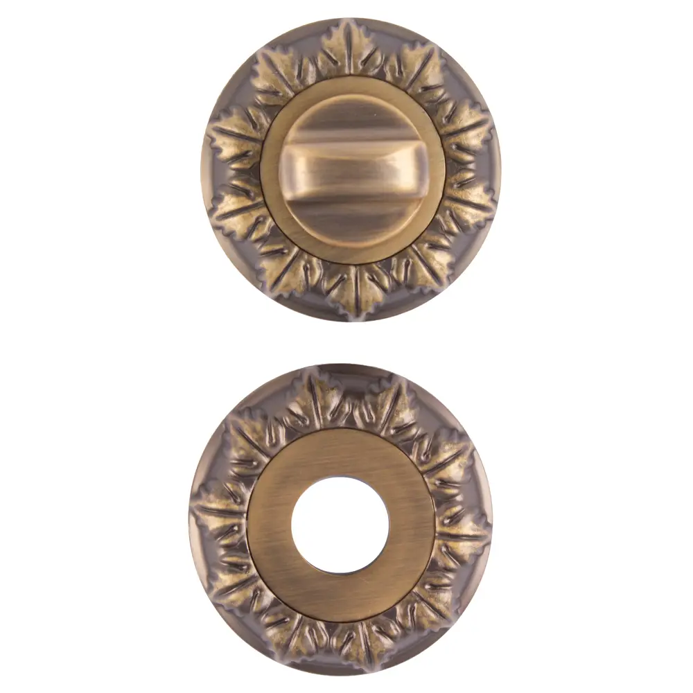 Завертка к ручкам круглая Renz цвет кофе STLM-2103241