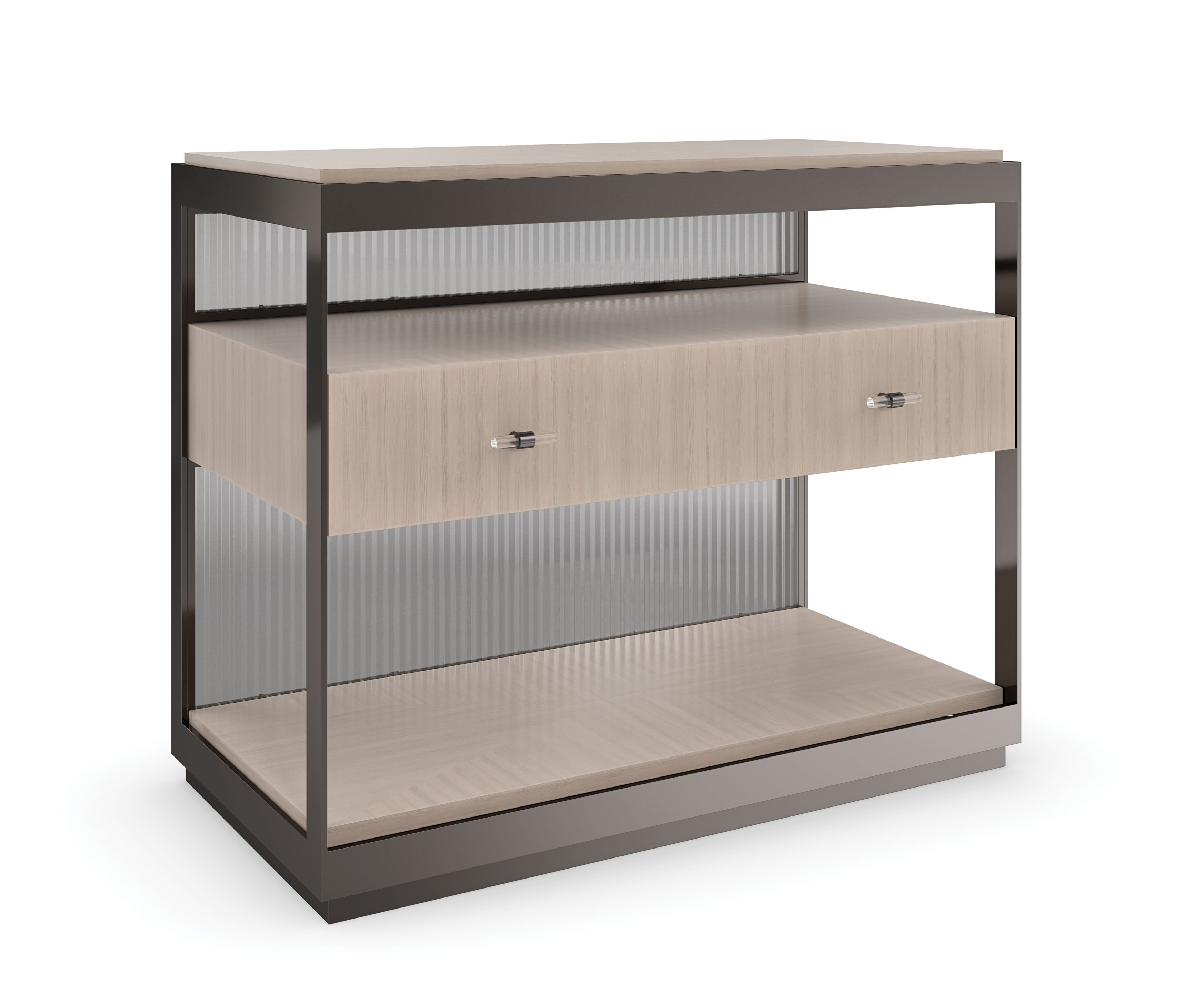 Высокий деревянный прямоугольный журнальный столик с отсеком для хранения Caracole FALLING WATERS ARCH-00111125 - Вид №3