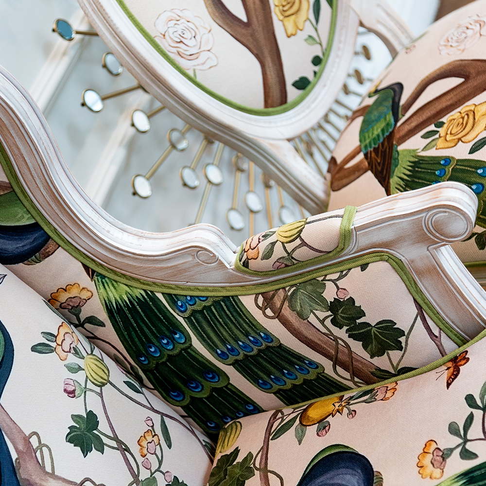 21060731 Кресло «Индокитайский зелёный павлин» Object Desire  - Вид №13