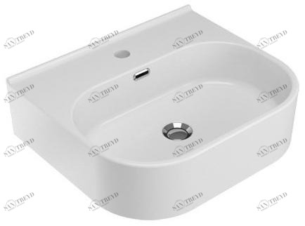 Подвесная раковина настенная овальная Olympia Ceramica Synthesis eco белая sun-id-1475205