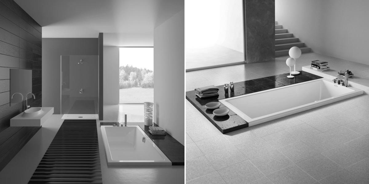 Ванна с наддувом без панелей Moove Blower 170х70 9B50-057 Sx Jacuzzi 9B50057SX - Вид №3