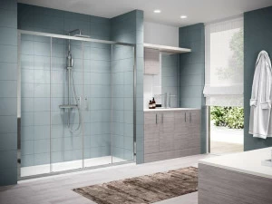 NOVELLINI Душевая ниша с раздвижной и фиксированной дверцами Zephyros