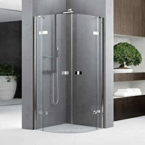 Novellini. Душевой уголок 90x90 см R с профилем GALA 1