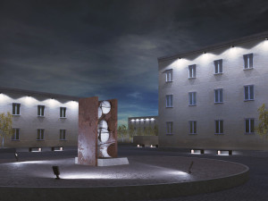 Алюминиевый регулируемый светодиодный наружный прожектор