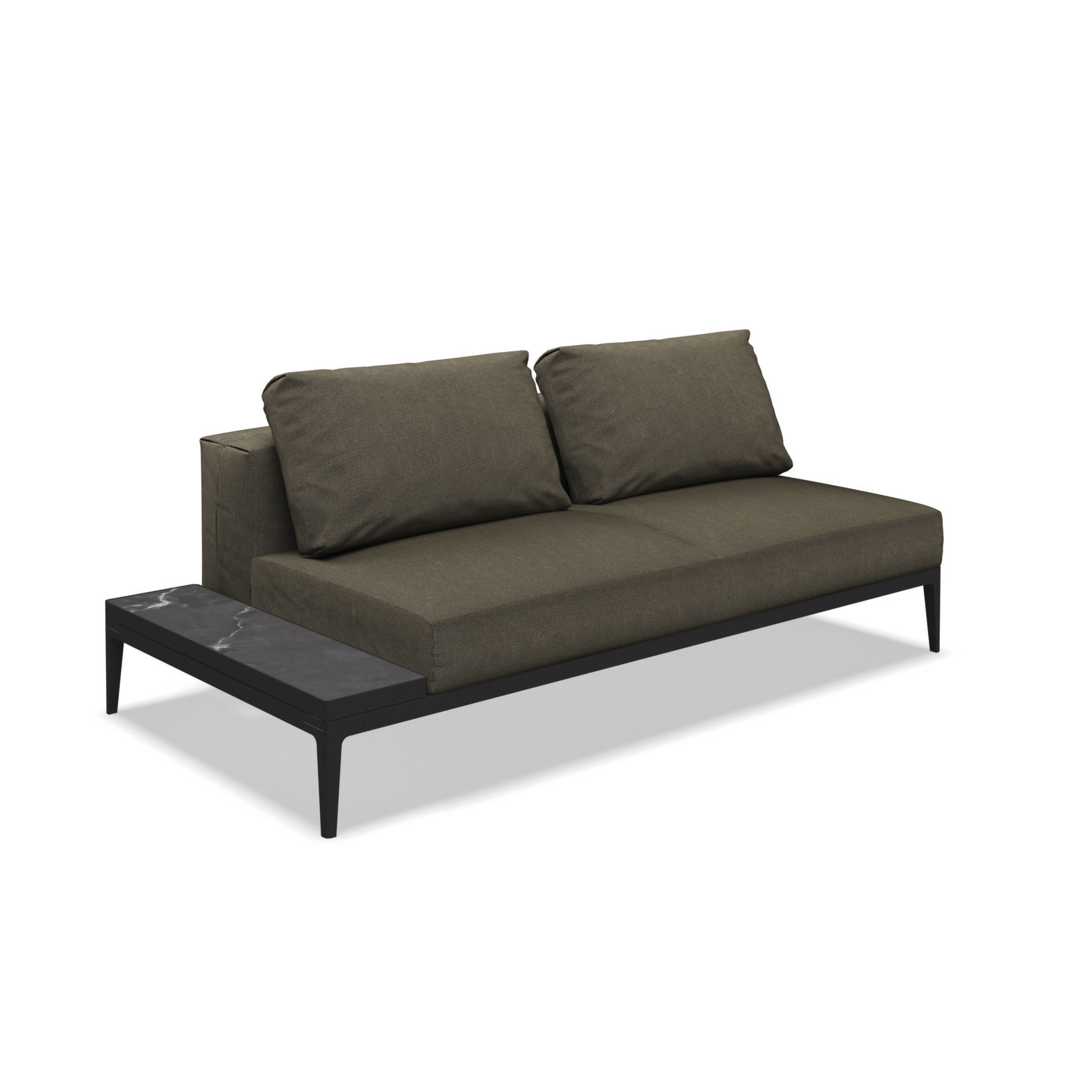 2-местный тканевый модульный садовый диван Gloster сетка ARCH-00041840 - Вид №46