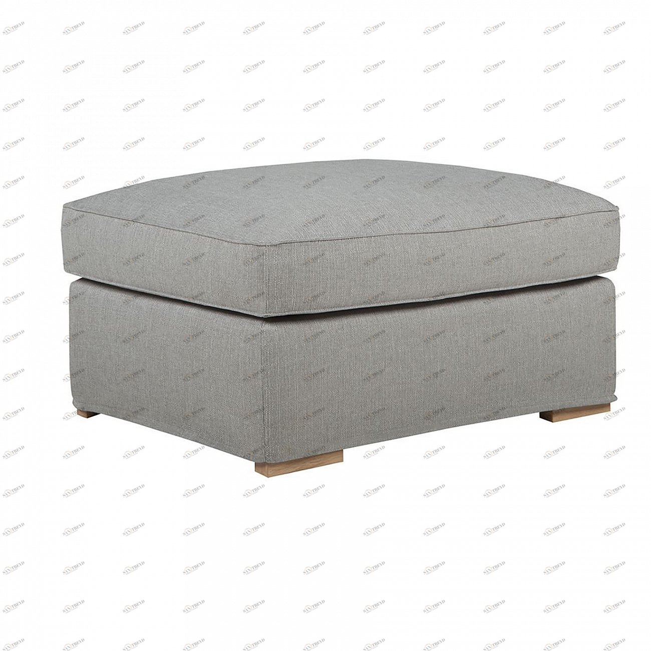 Пуфик прямоугольный Abbe серый SITS ABBE 191846 Голубой 