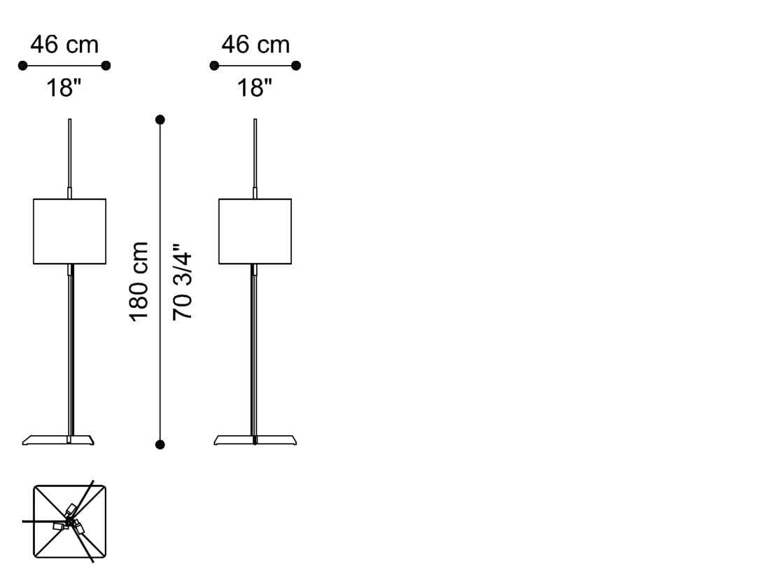 Холст светодиодный торшер ETRO Home Interiors DICE ARCH-00000255 - Вид №4