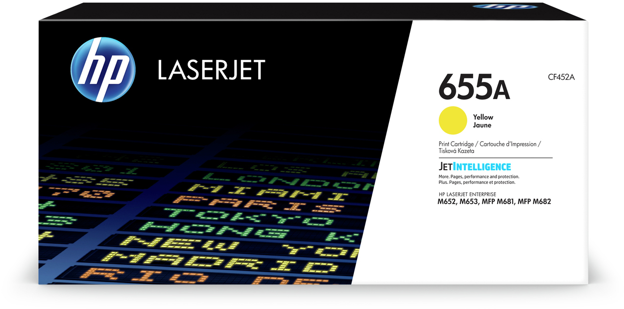 CF452A 655a yellow original laserjet toner cartridge HP Santreyd 
