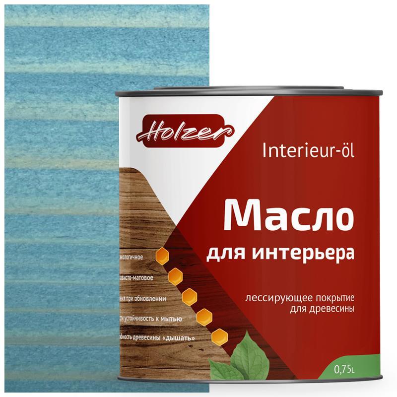 90407692 Масло для интерьера Mint075Nezabudka цвет незабудка 0.75 л STLM-0218142 HOLZER