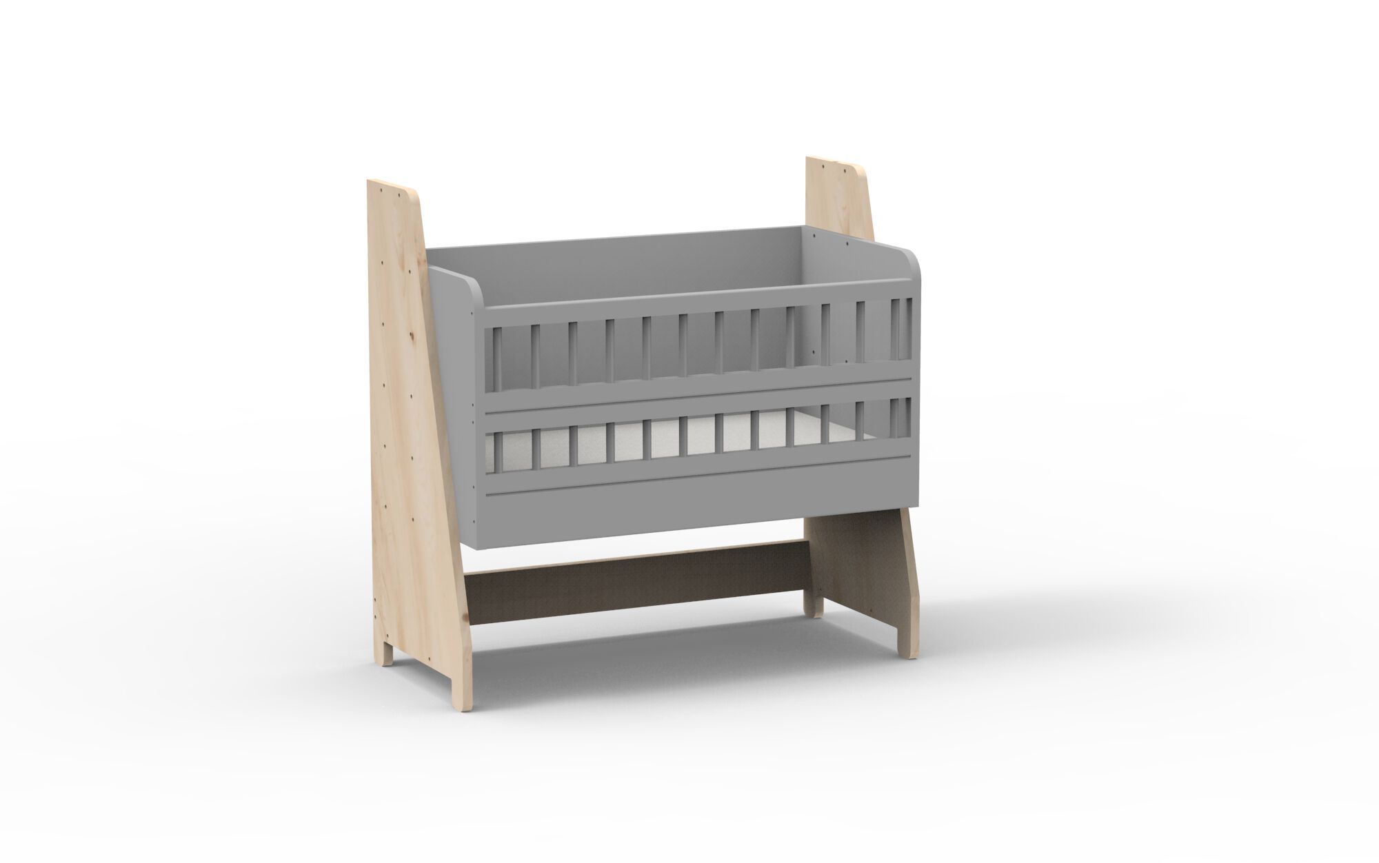 Лакированная деревянная кровать для сна Mathy by Bols ASYMETRY ARCH-00052185 - Вид №35