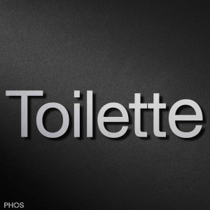 B1101-60 Надпись на унитазе, высота крышки 60 мм PHOS