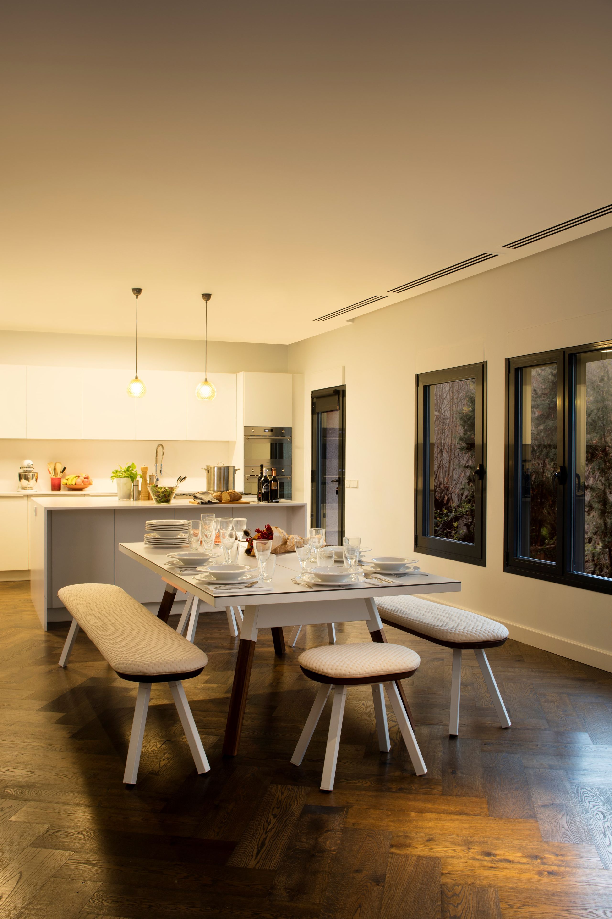 Прямоугольный стол для настольного тенниса HPL RS Barcelona YOU AND ME ARCH-00007767 - Вид №20