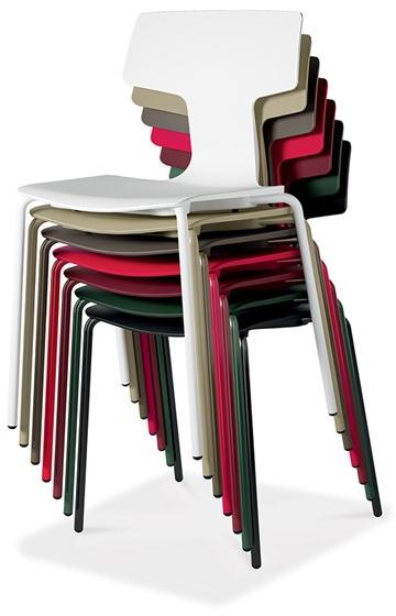 COLOS Штабелируемый стул из полипропилена Split sun-id-1395922 - Вид №1
