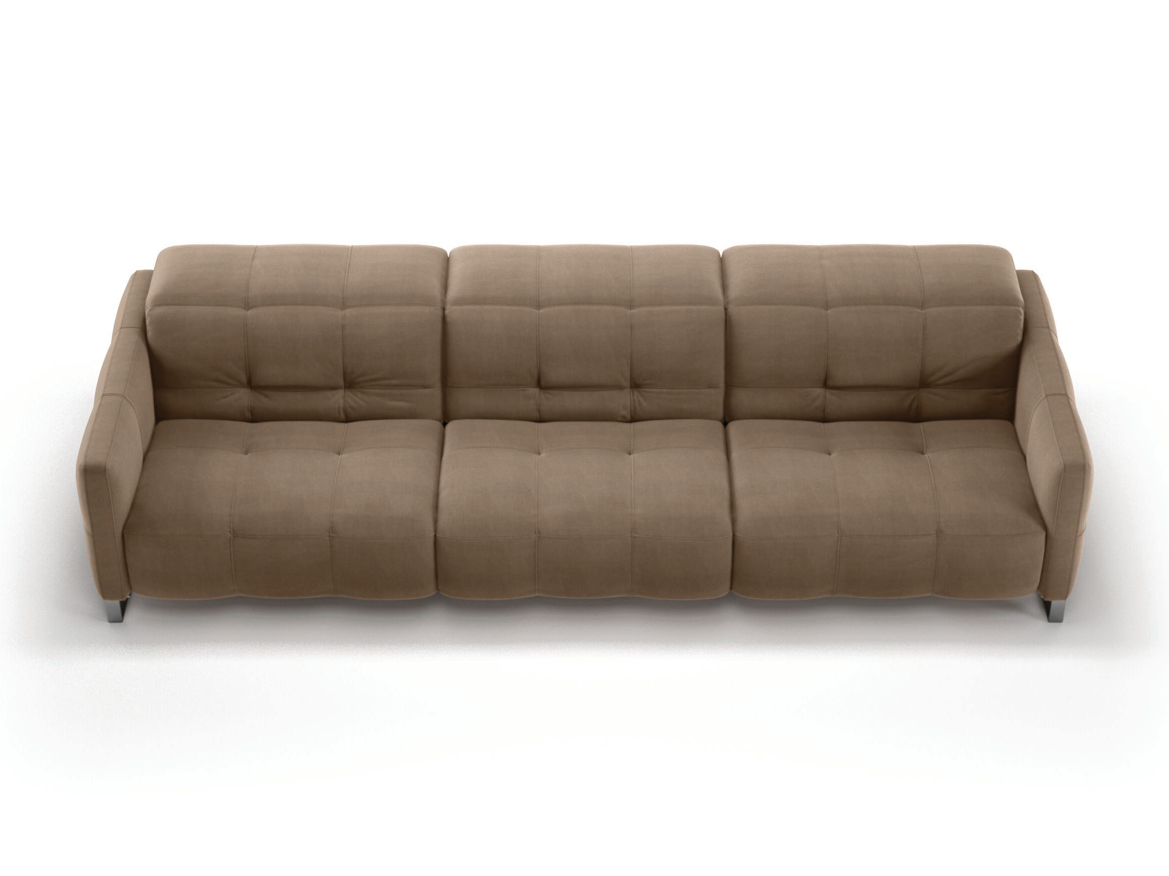 3-местный электрический подвижный тканевый диван с откидной спинкой Natuzzi Italia Philo ARCH-00143556