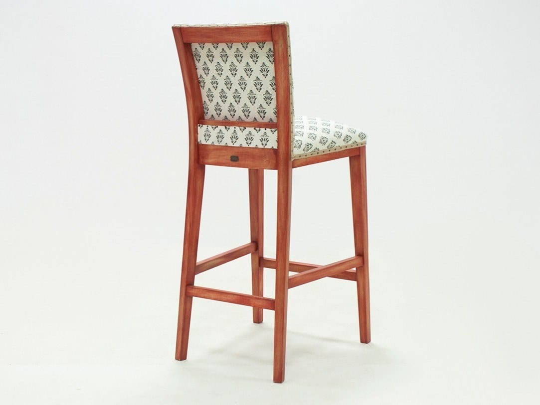 Высокий бархатный табурет с подставкой для ног со спинкой CREARTE COLLECTIONS Luxor Essence ARCH-00143928 - Вид №10