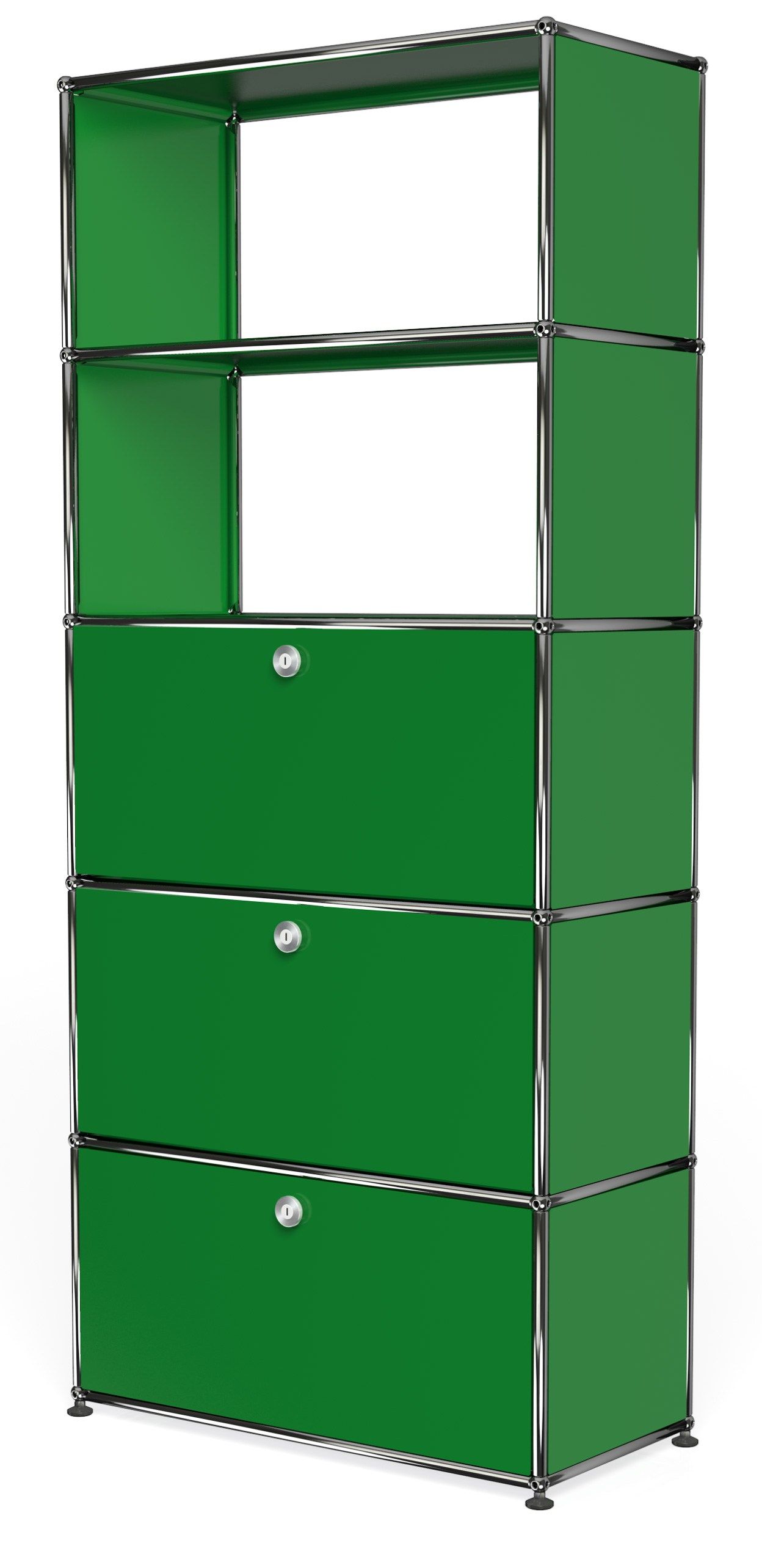 Секционный книжный шкаф из металла USM USM Haller System ARCH-00108209 - Вид №9