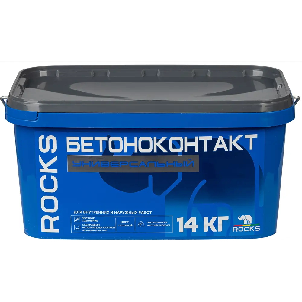 Бетоноконтакт Rocks для надежного сцепления поверхностей 14 кг 83670358 STLM-0043253