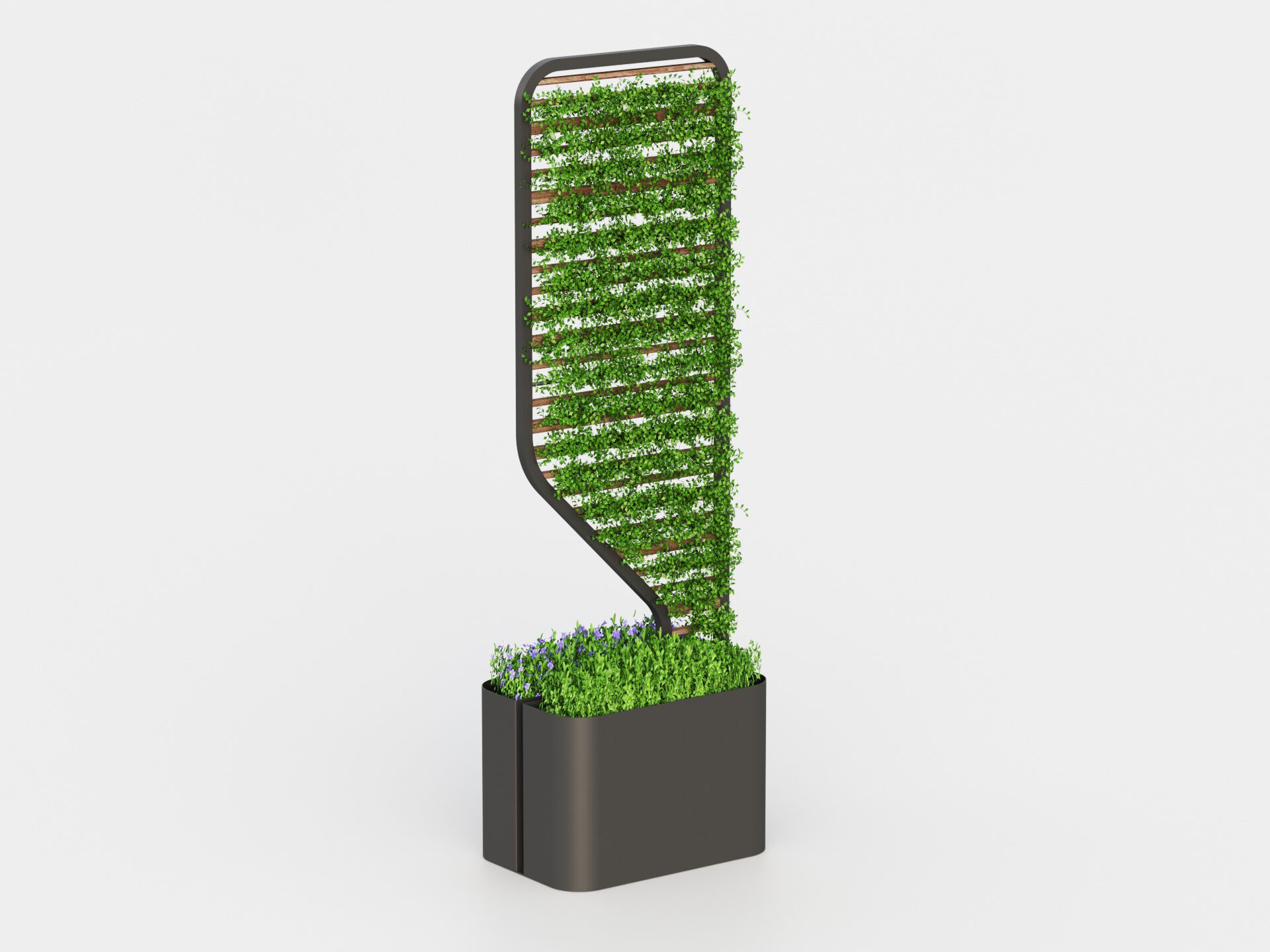 Оцинкованная стальная плантатор с решеткой Viscio Urban Design P-PLANTER ARCH-00003575 - Вид №1