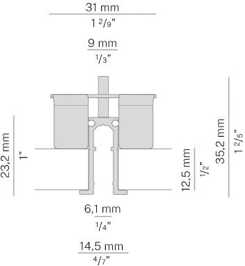 PANZERI Линейный световой профиль из экструдированного алюминия sun-id-1373627 - Вид №3