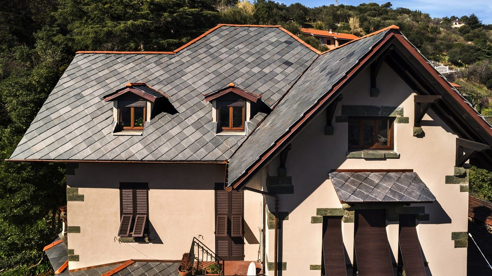 Сланцевая черепица B&B Rivestimenti Naturali TOULA 40X40 ARCH-00047397 - Вид №8