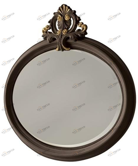 Carpanese Home Овальное зеркало в раме Heritage 6229