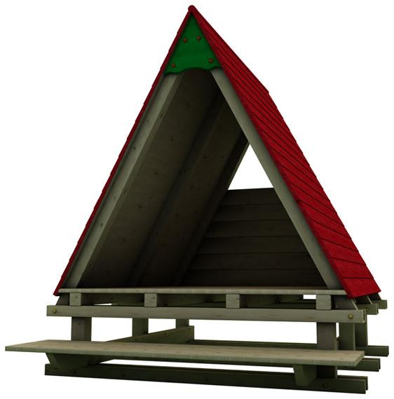 INDUSTRIA LEGNAMI TIRANO Домик для детской площадки sun-id-1409655 - Вид №1