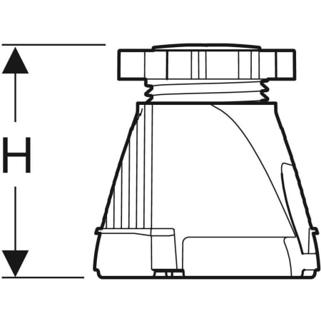 554.953.00.1 Комплект ножек Geberit для душевого поддона Geberit  - Вид №2