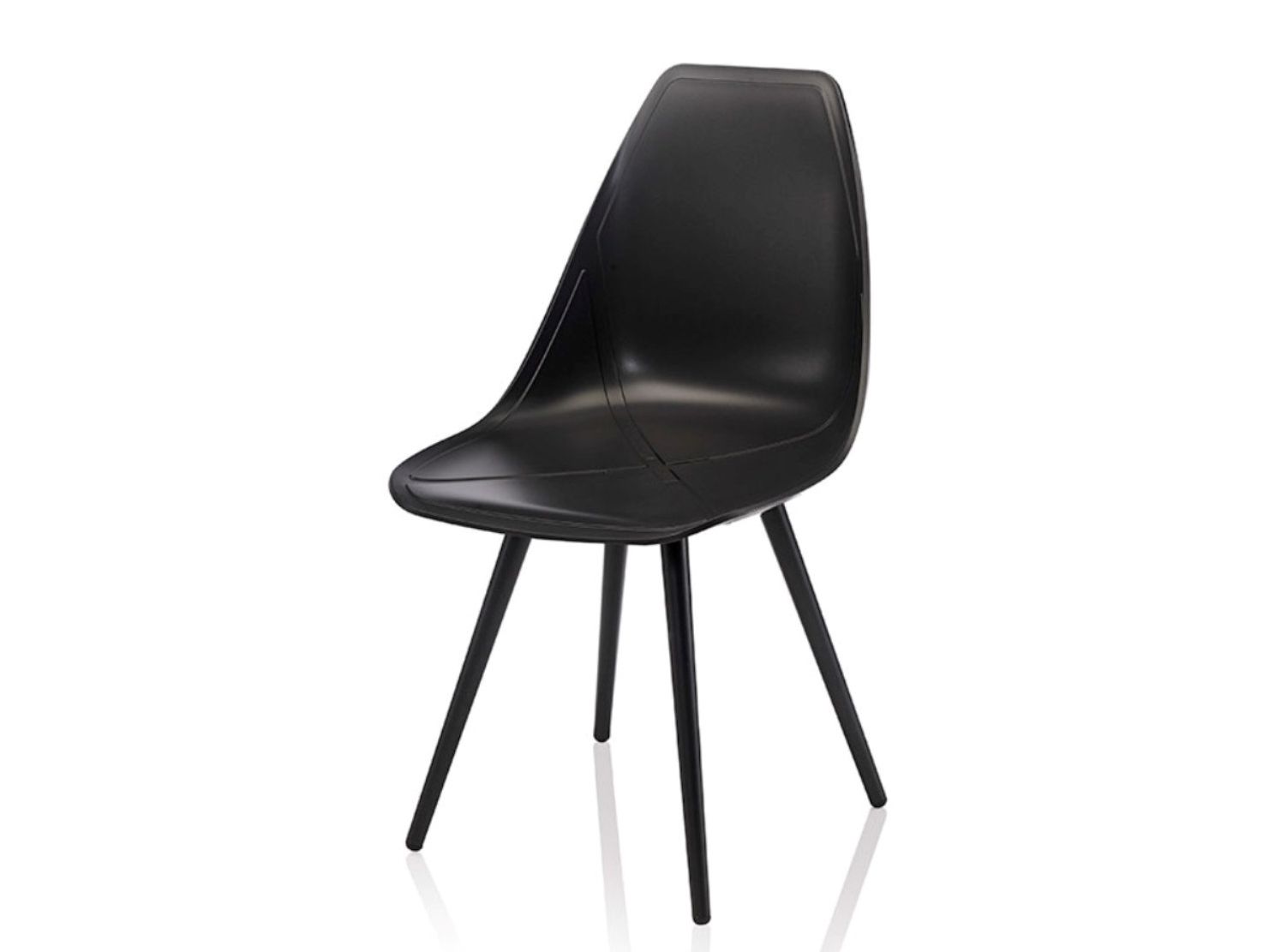 Полипропиленовый стул с коническими металлическими ножками ALMA DESIGN X Chair ARCH-00046016