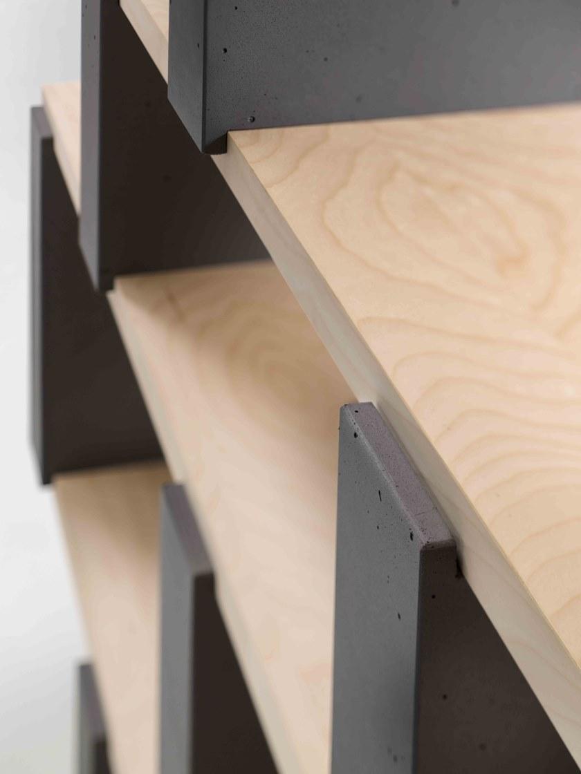 Cimento Открытый книжный шкаф из cimento® Accademia sun-id-1492012 - Вид №1