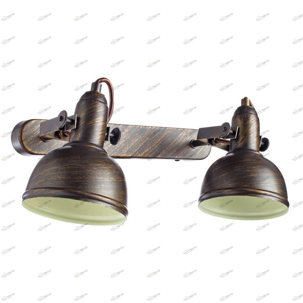 Спот потолочный на 2 лампы коричневый Martin A5213AP-2BR ARTE LAMP MARTIN 00-3926154 Коричневый 