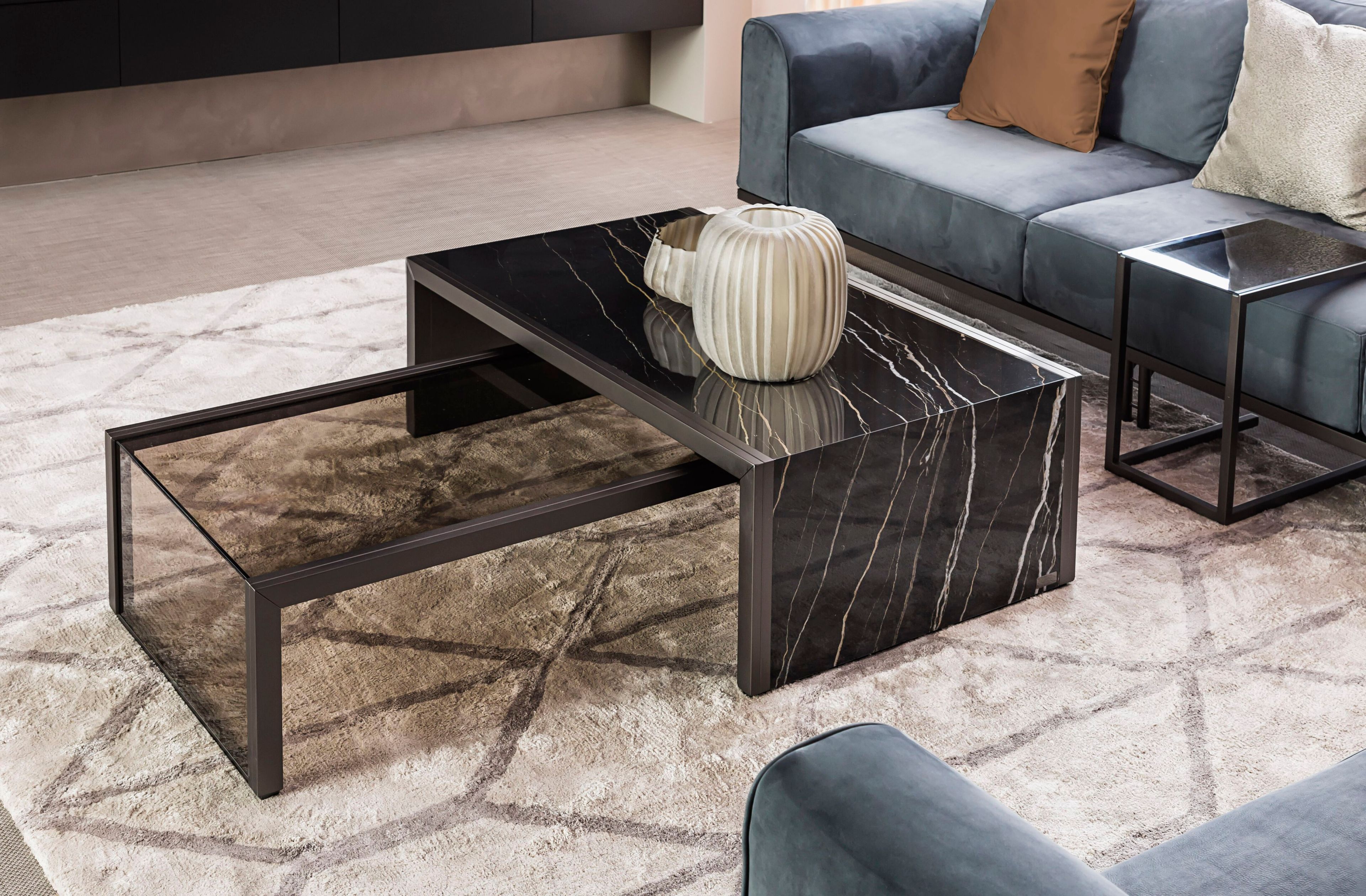 Стеклянный прямоугольный журнальный столик Bizzotto Italia Atmosphera ARCH-00131945 - Вид №1