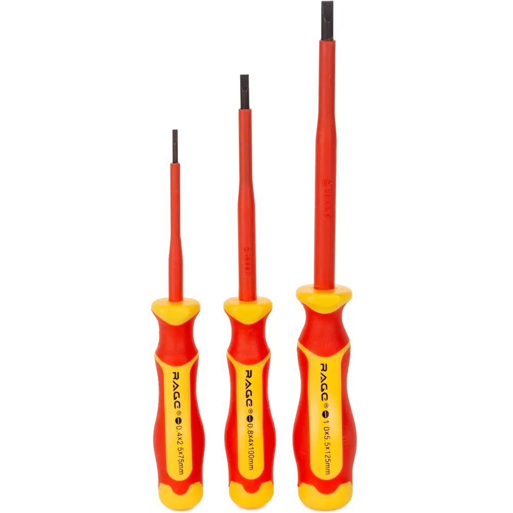 Профессиональный набор диэлектрического инструмента RAGE 9 предметов для электромонтажных работ 87481935 STLM-0074004 - Вид №2