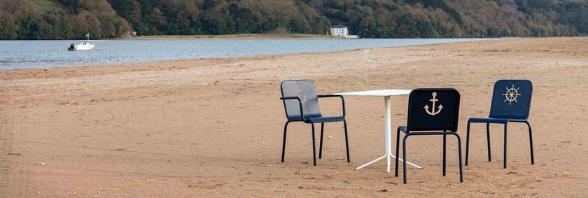 iSimar Садовый стул из стали Nautic 8115 - Вид №1