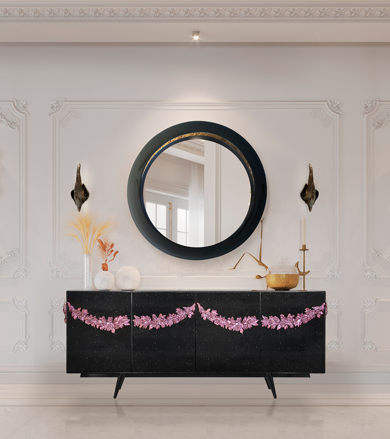 0-317 Кольцо круглое зеркало Boca Do Lobo  - Вид №12