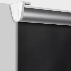 Штора рулонная блэкаут Silver 55x175 см черная
